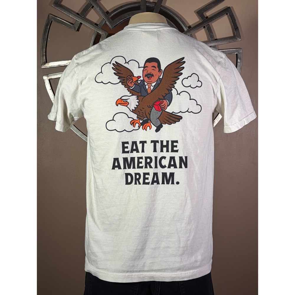 Comfort Colors Guillermo's Salsa Eat The American Dream Jimmy Kimble Shirt M